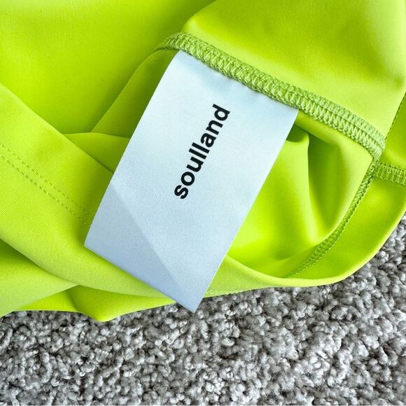 NWT Soulland Mira Top in Highlighter Yellow in Size XS - Picture 8 of 9